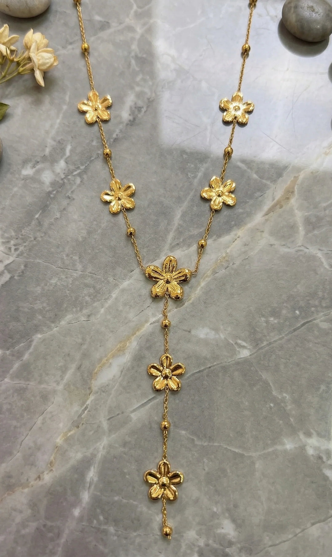 Collier Acier inoxydable doré femme Lumia