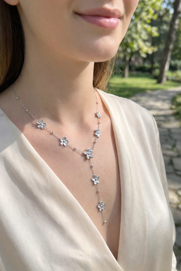 Collier Acier inoxydable doré femme Lumia