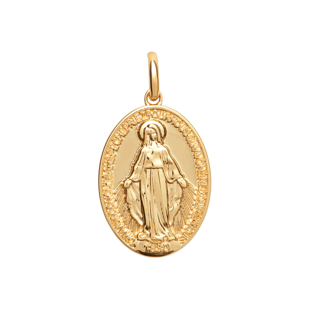 Pendentif Plaqué Or Marie