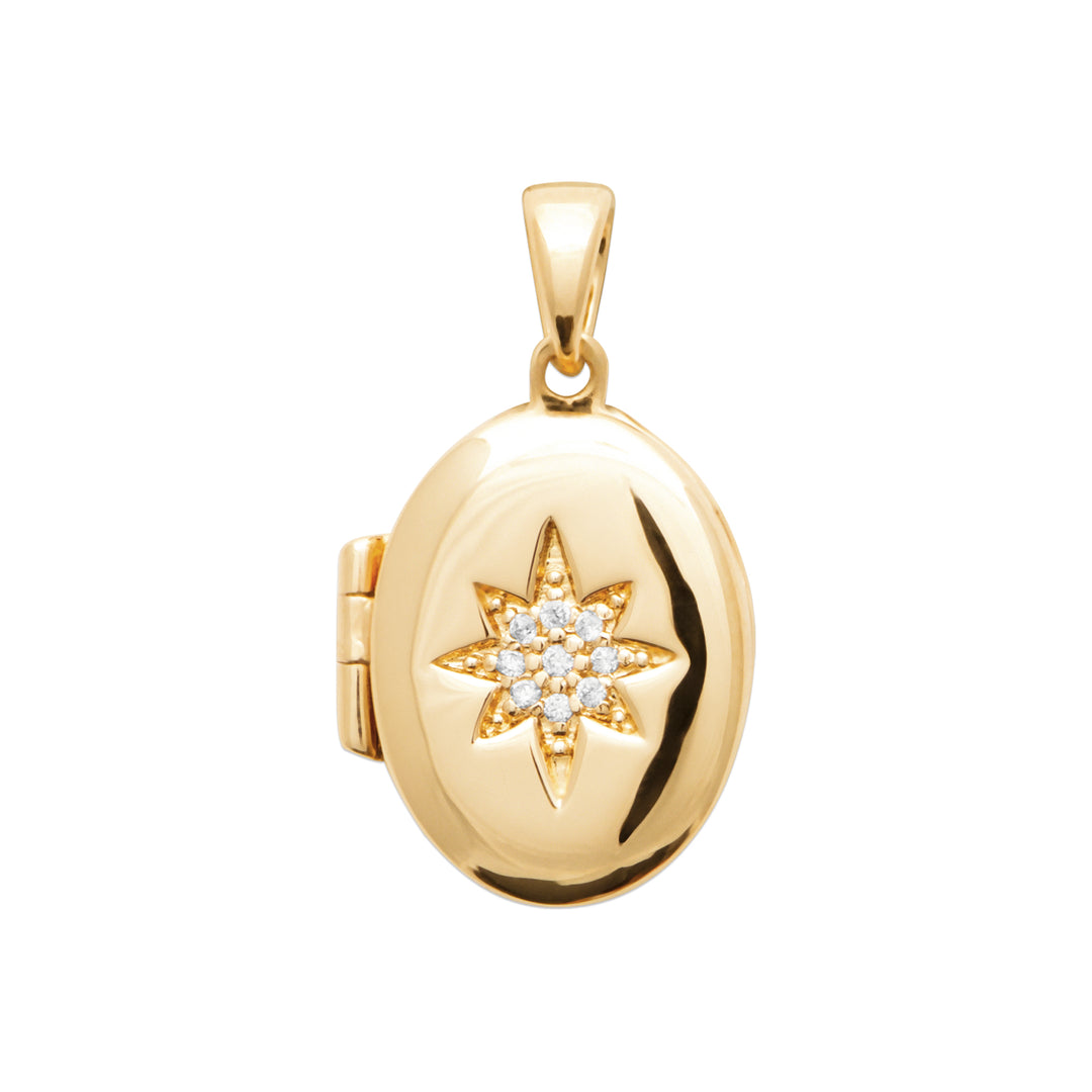 Pendentif Plaqué Or & Oz Astra