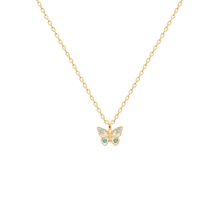 Collier Plaqué Or & Oz Hope Papillon