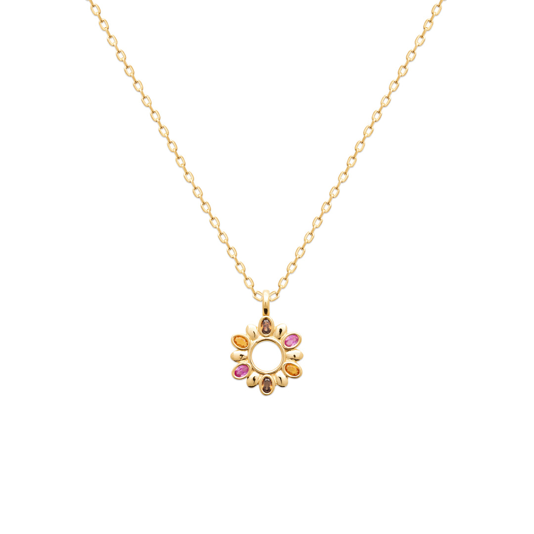 Collier Plaqué Or Pinkbell