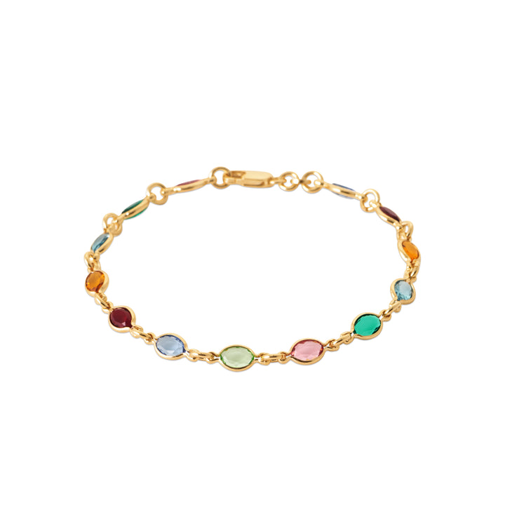 Bracelet Plaqué or Crystal
