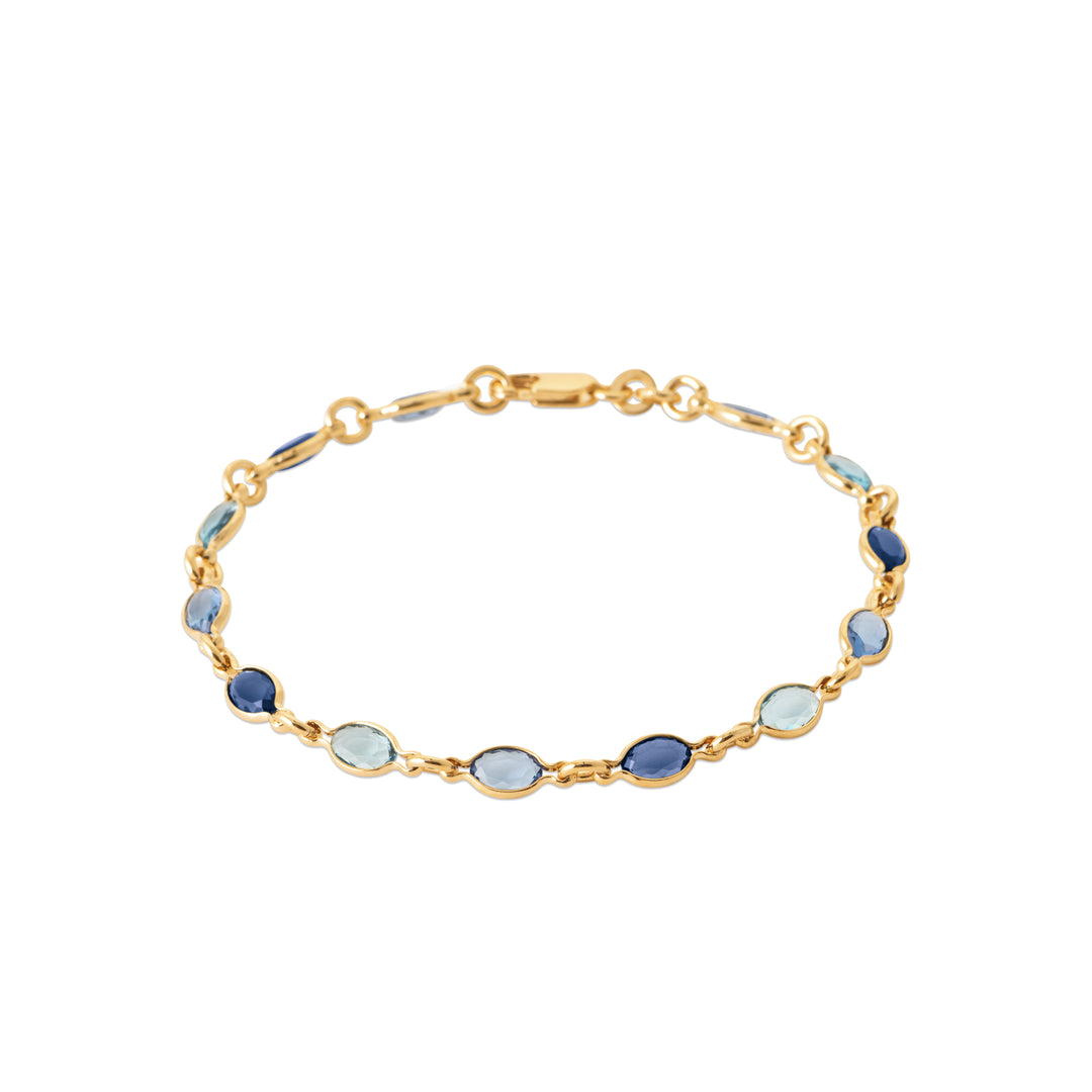 Bracelet Plaqué or Crystal