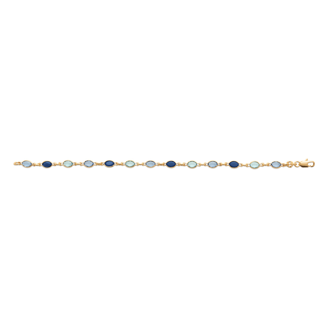 Bracelet Plaqué or Crystal