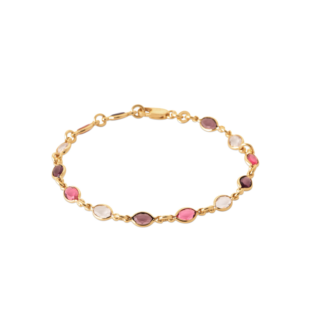 Bracelet Plaqué or Crystal