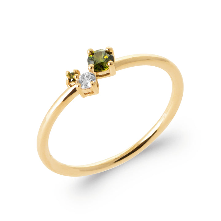 Bague Plaqué Or & Oz Azilisse