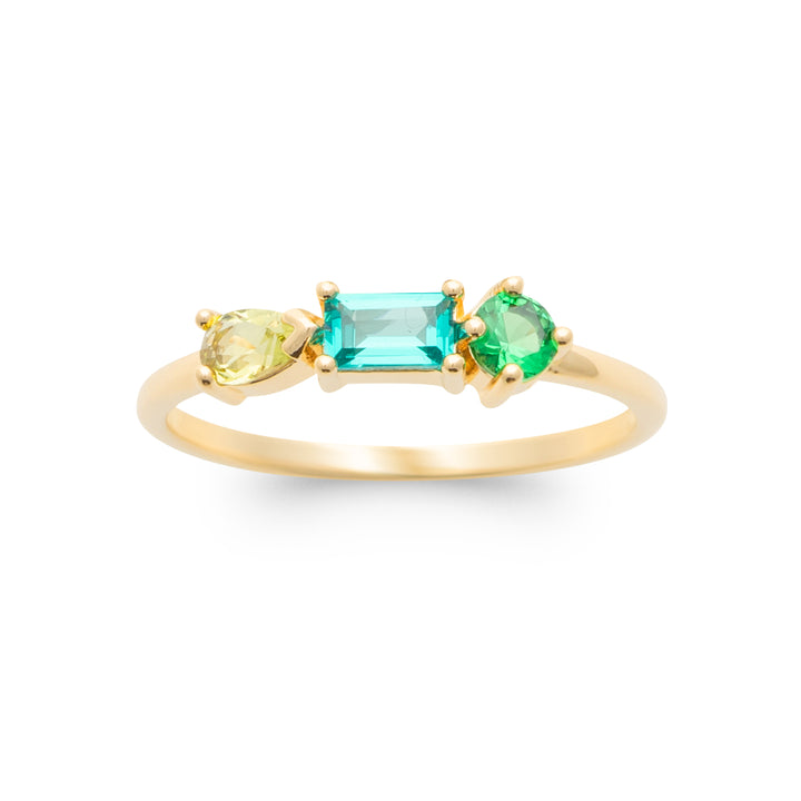 Bague Plaqué Or & Oz Luzia