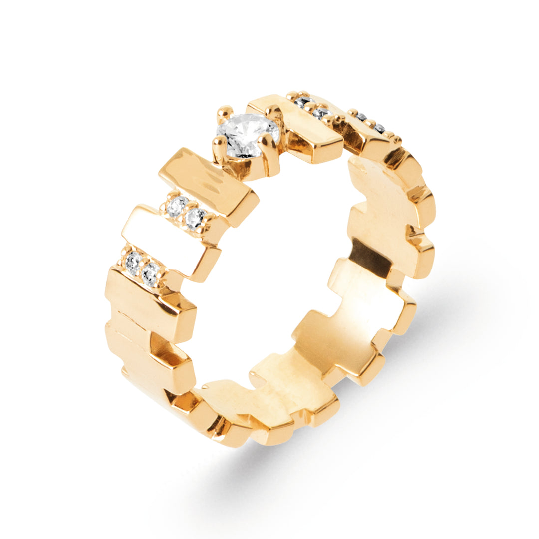 Bague Plaqué Or & Oz Euphoria