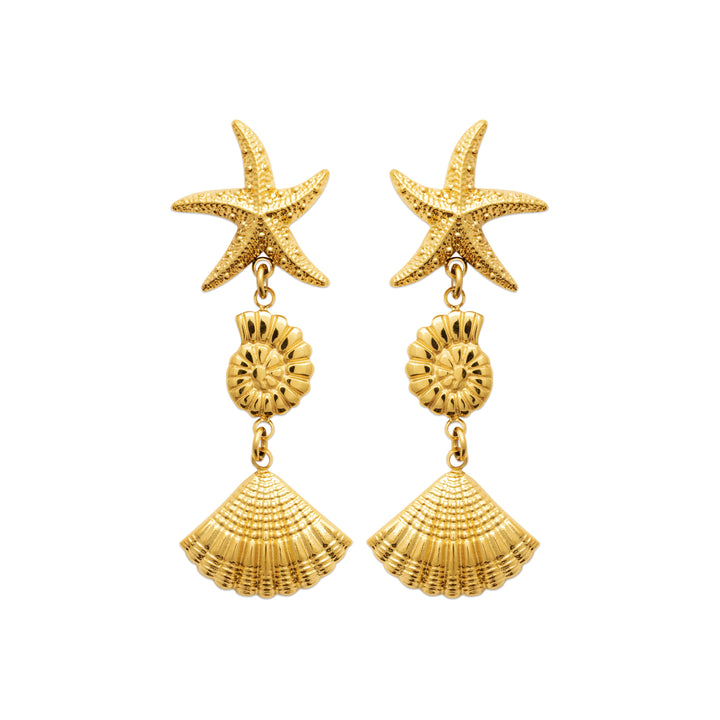 Boucles d'oreilles Acier inoxydable doré Meryl