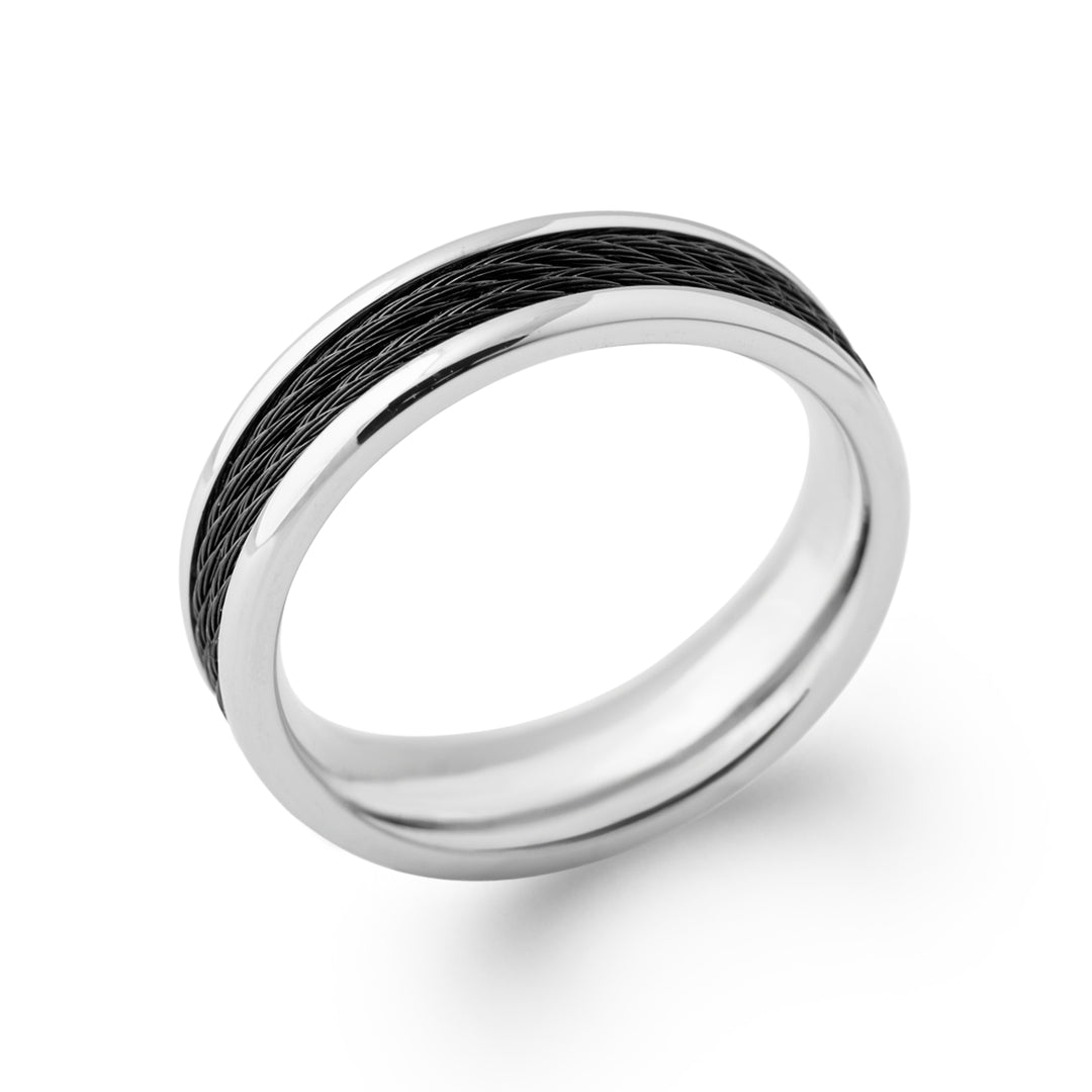 Bague Acier inoxydable Homme Satin