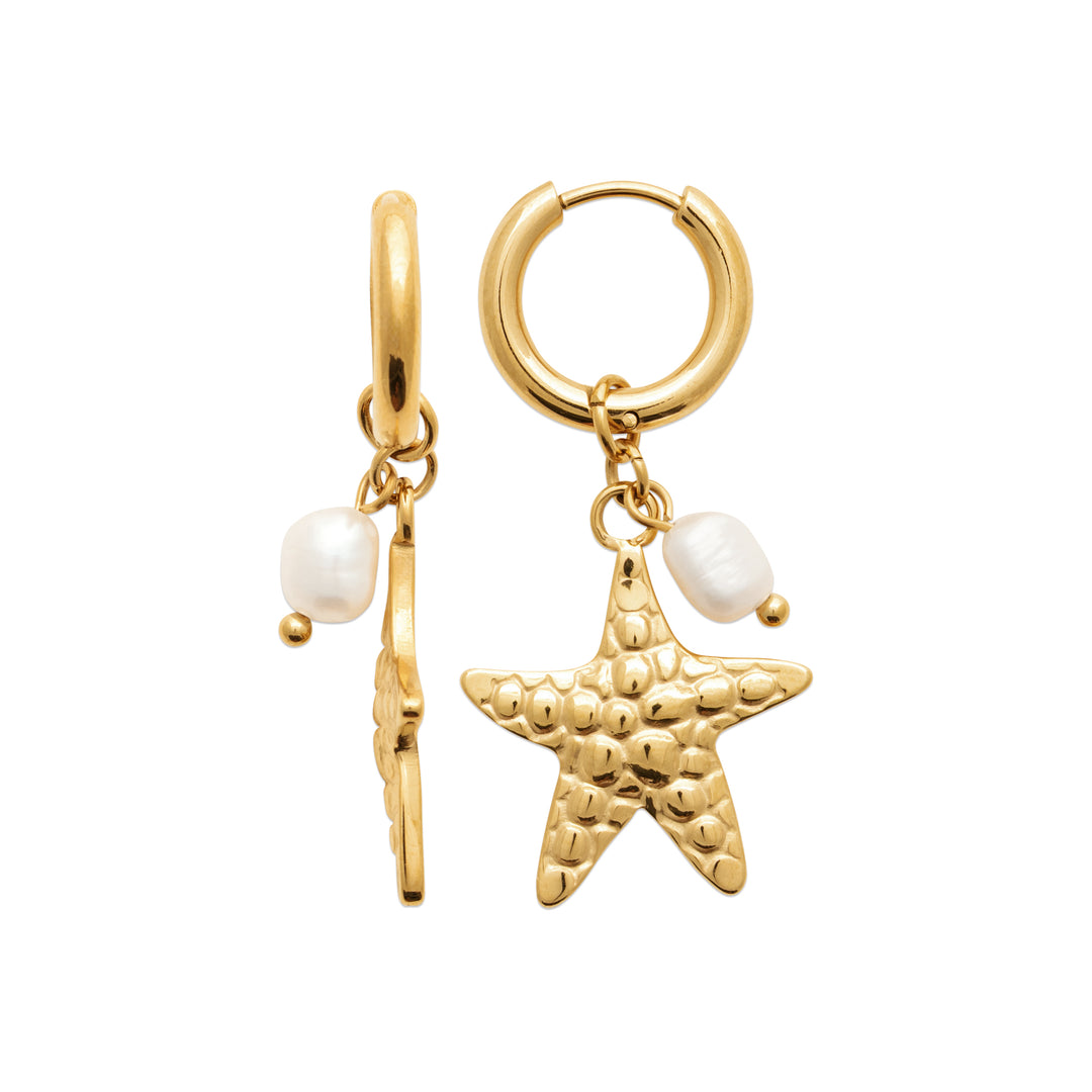 Boucles d'oreilles Acier inoxydable doré Solis
