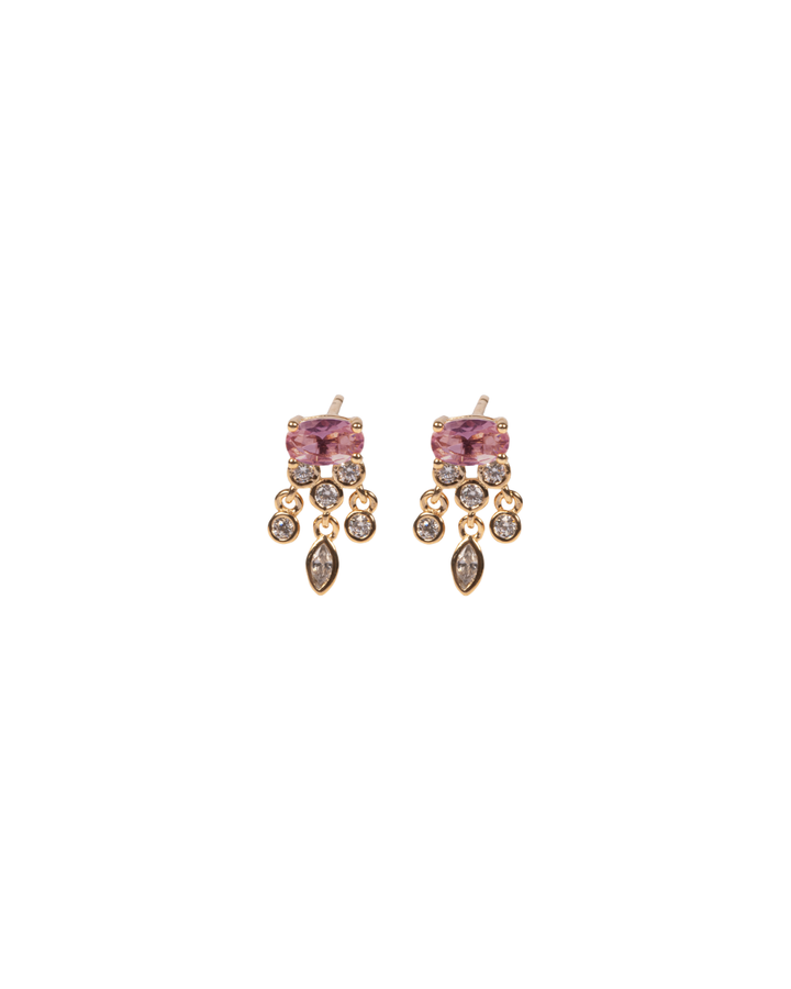 Boucles d'oreilles Plaqué Or & Oz Lina