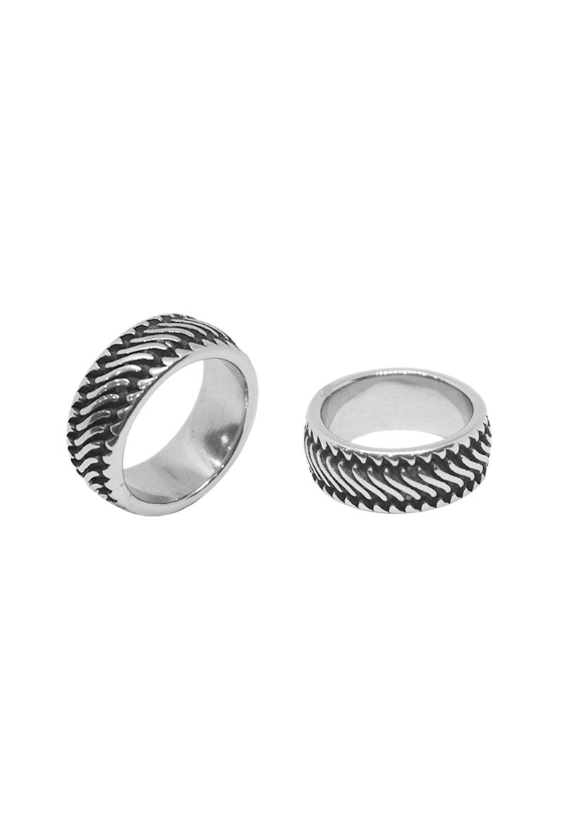 Bague Acier Inoxydable Homme Carl