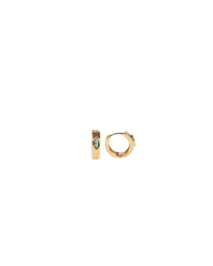 Boucles d'oreilles Plaqué Or & Oz Rox