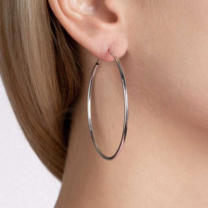 Boucles d'oreilles Argent 925 créoles Sarah