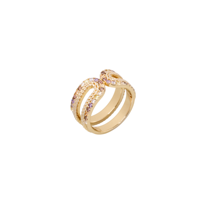 Bague Plaqué Or & Oz Cordelle Saunier