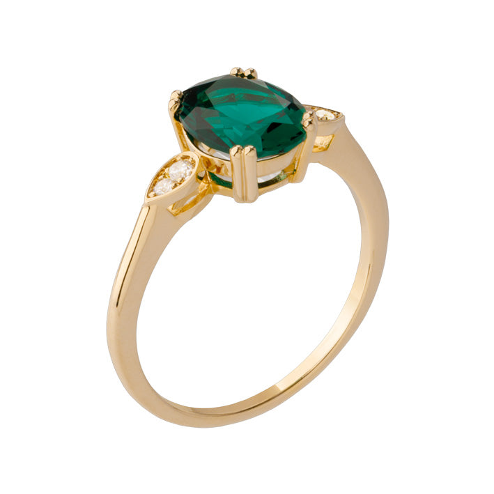 Bague Plaqué Or & Oz Ariane