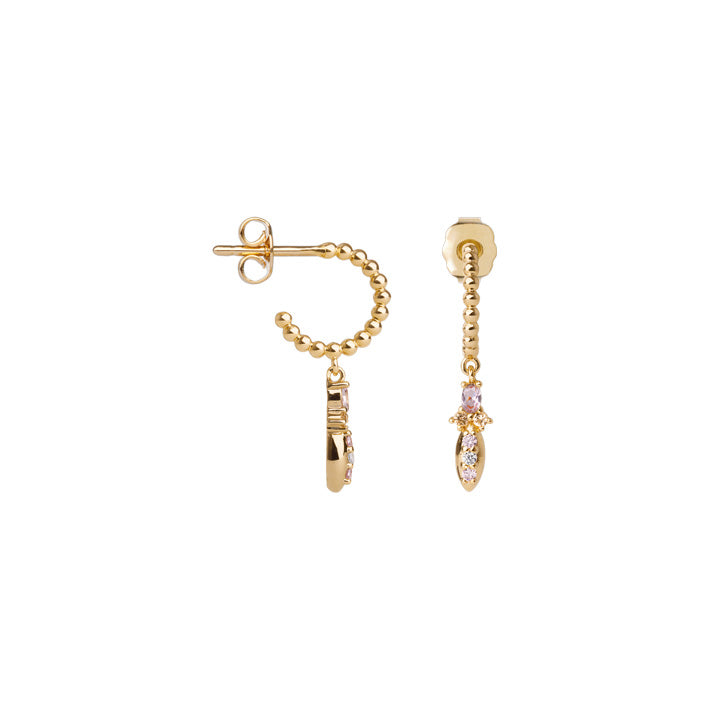 Boucles d'oreilles Plaqué or & Oz Hallya