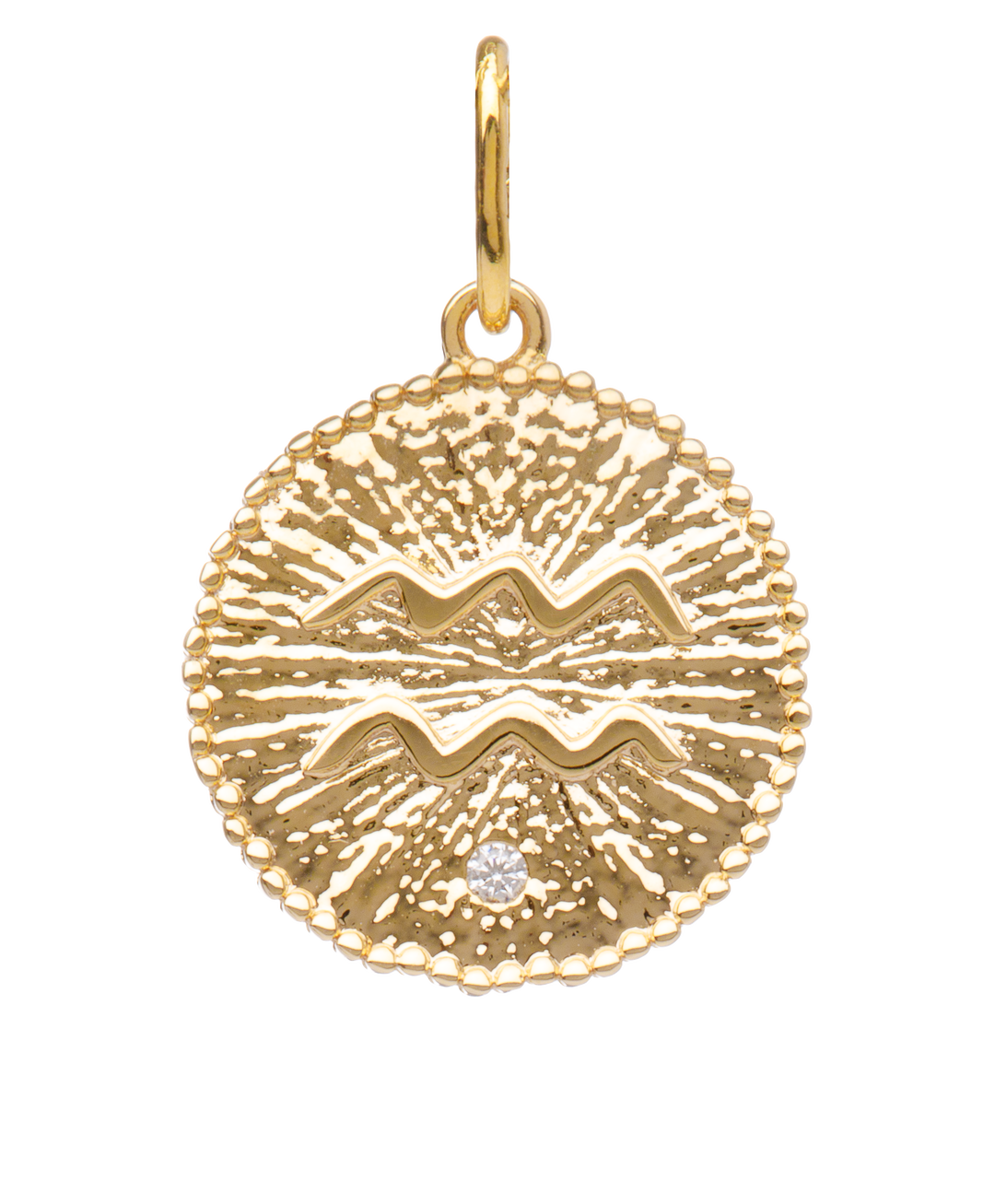 Pendentif Plaqué Or & Oz Astro