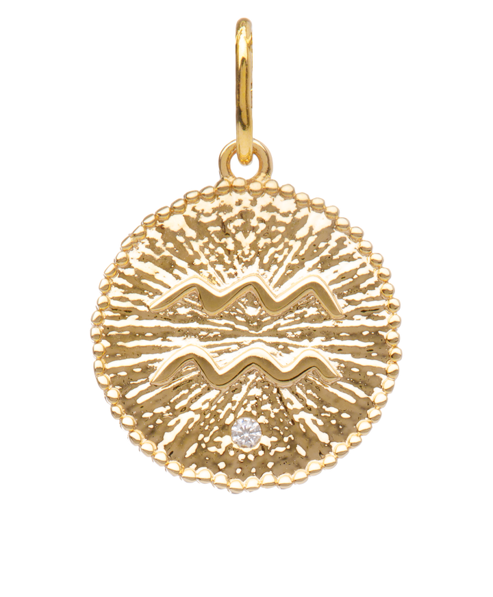 Pendentif Plaqué Or & Oz Astro