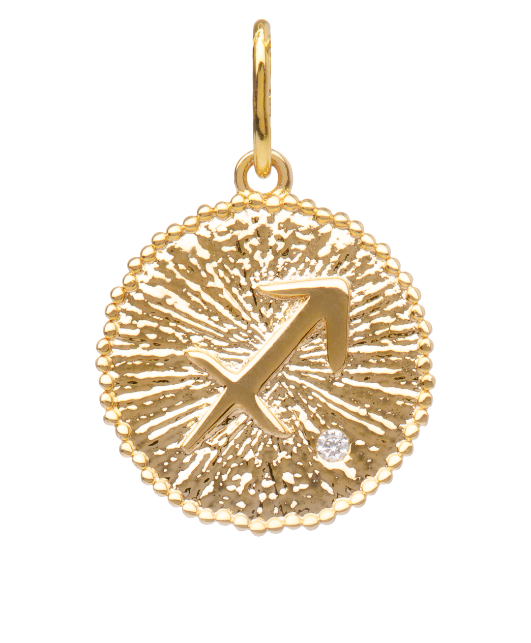 Pendentif Plaqué Or & Oz Astro