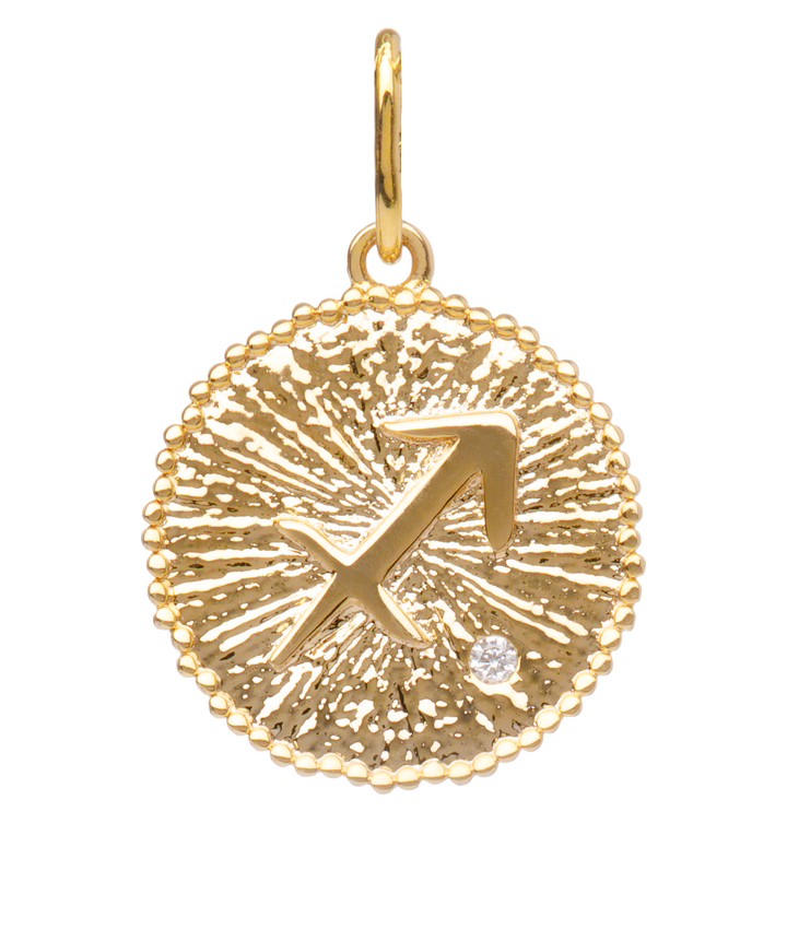 Pendentif Plaqué Or & Oz Astro