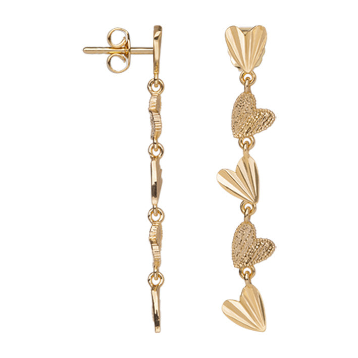 Boucles d'oreilles Plaqué Or Idylle Saunier