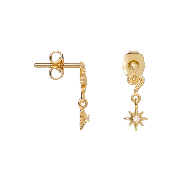 Boucles d'oreilles Plaqué or & Oz Naga