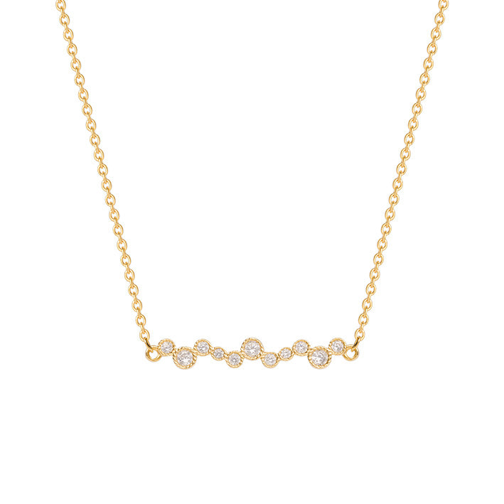 Collier Plaqué Or & Oz Opale