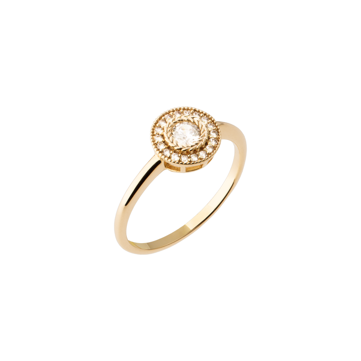 Bague Plaqué Or & Oz Etincelle
