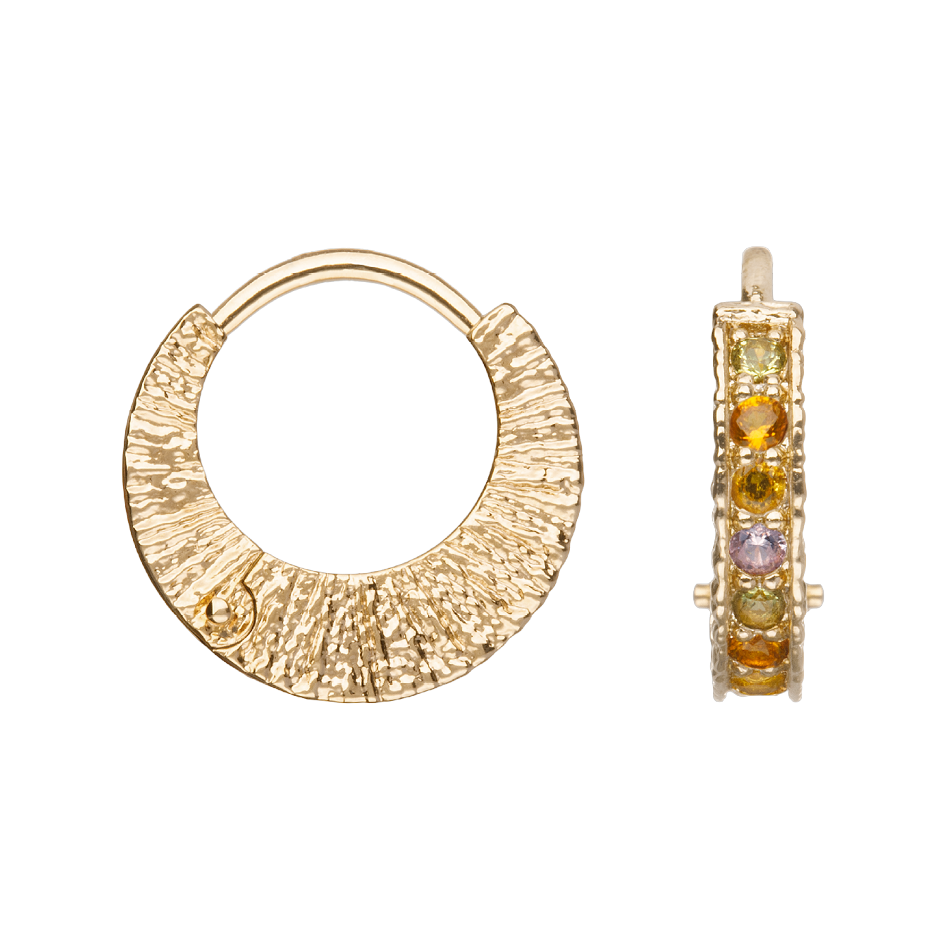 Boucles d'oreilles Plaqué Or & Oz Melis