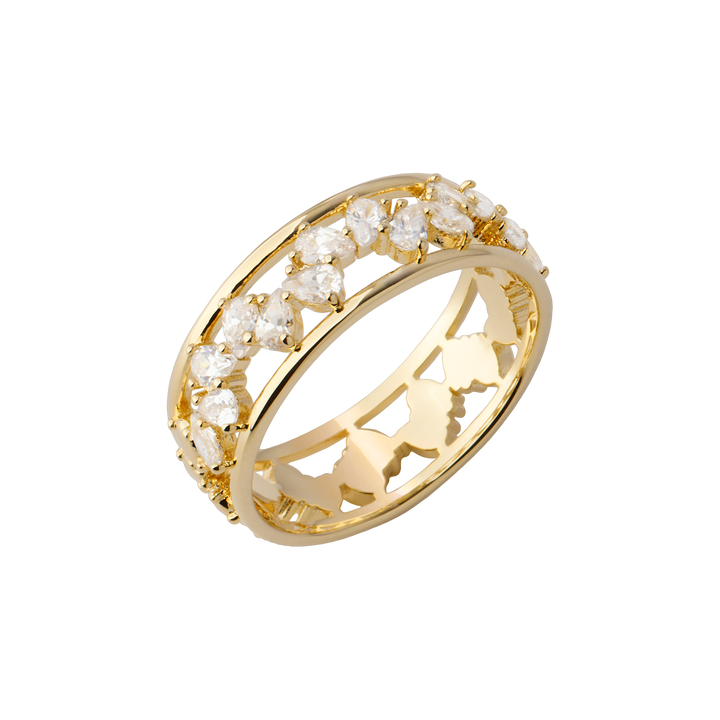 Bague Plaqué Or & Oz Nenuphar
