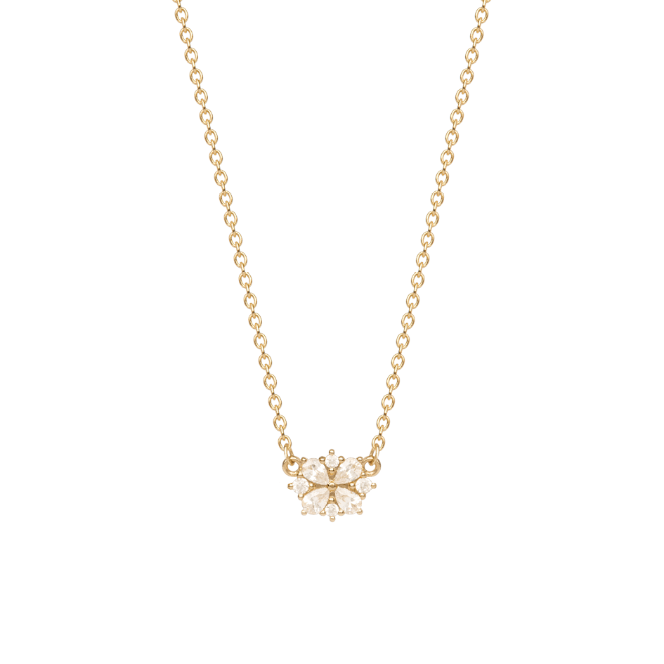 Collier Plaqué Or & Oz Nenuphar