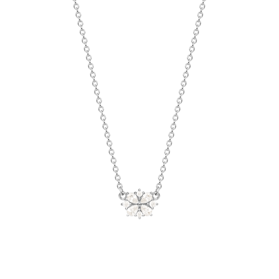 Collier Argent 925 & Oz Nenuphar