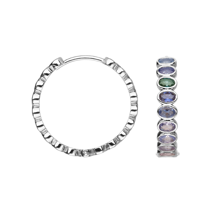 Boucles d'oreilles Argent 925 & Oz Aube