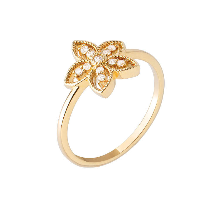 Bague Plaqué Or & Oz Capucine