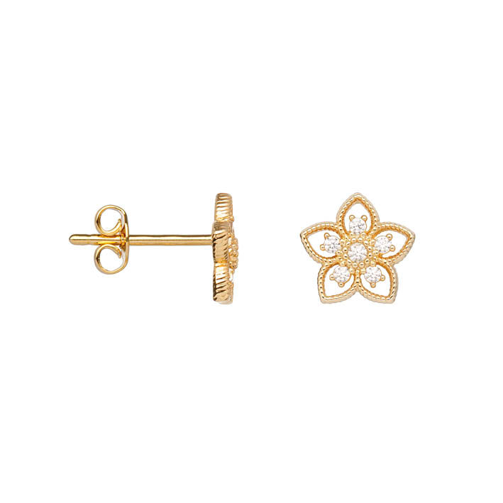 Boucles d'oreilles Plaqué Or & Oz Capucine