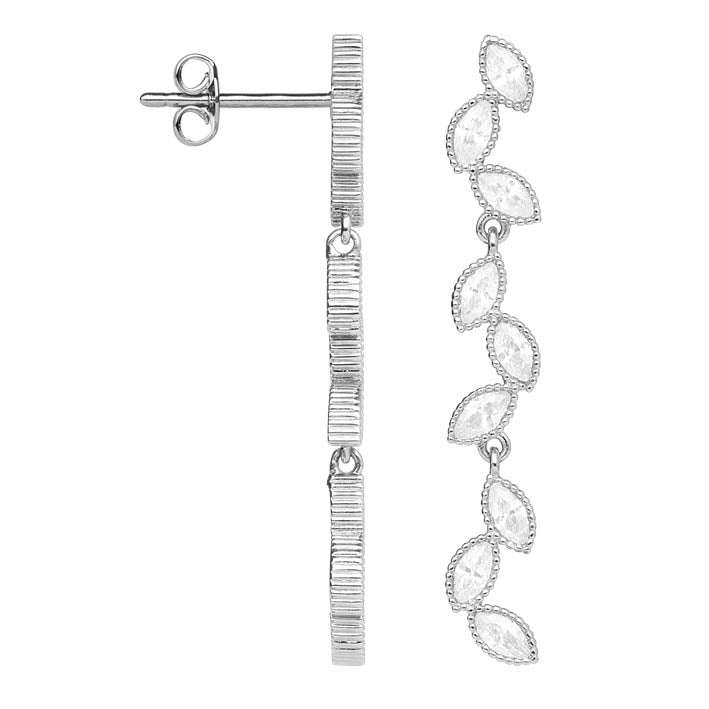 Boucles d'oreilles Argent 925 & Oz Églantine