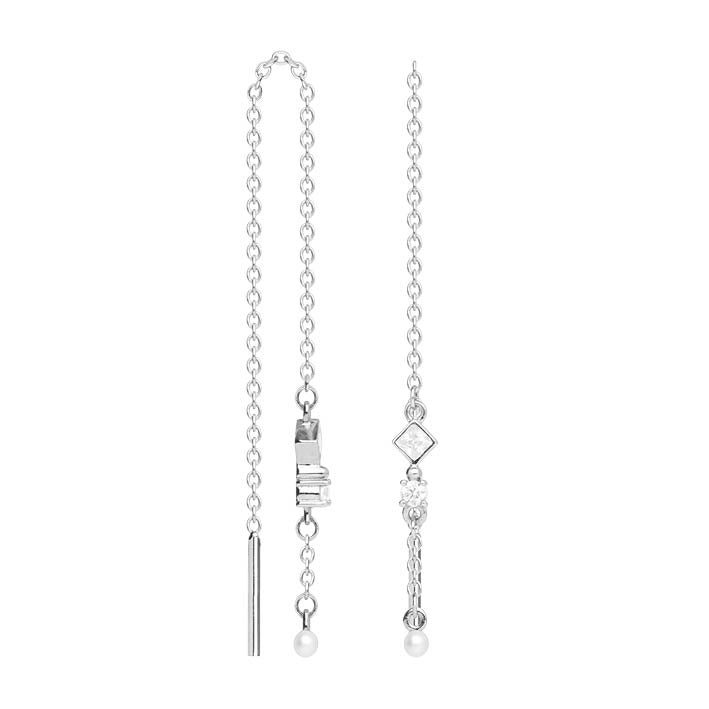 Boucles d'oreilles Argent 925 & Oz Glycine