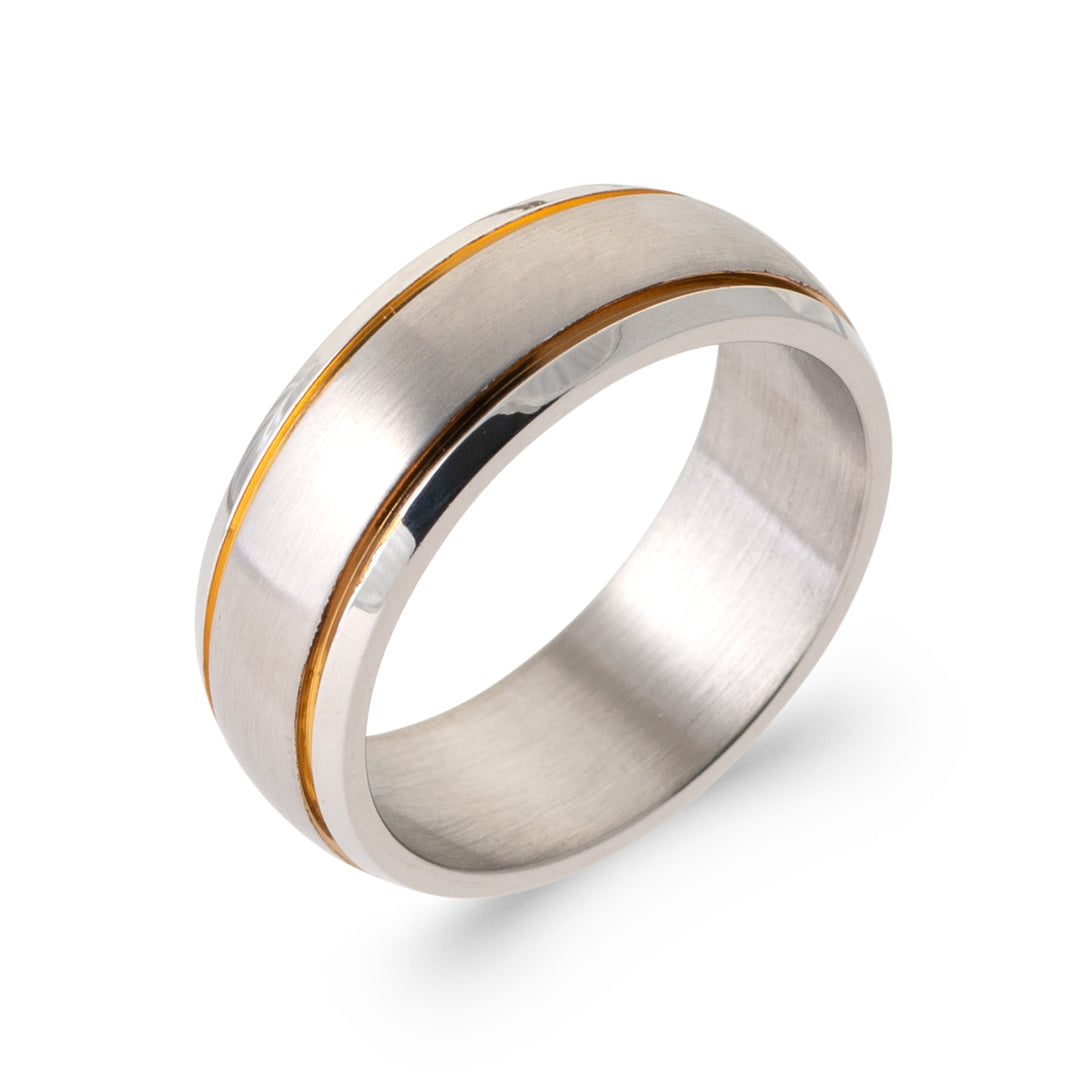 Bague Acier Inoxydable Homme Captive