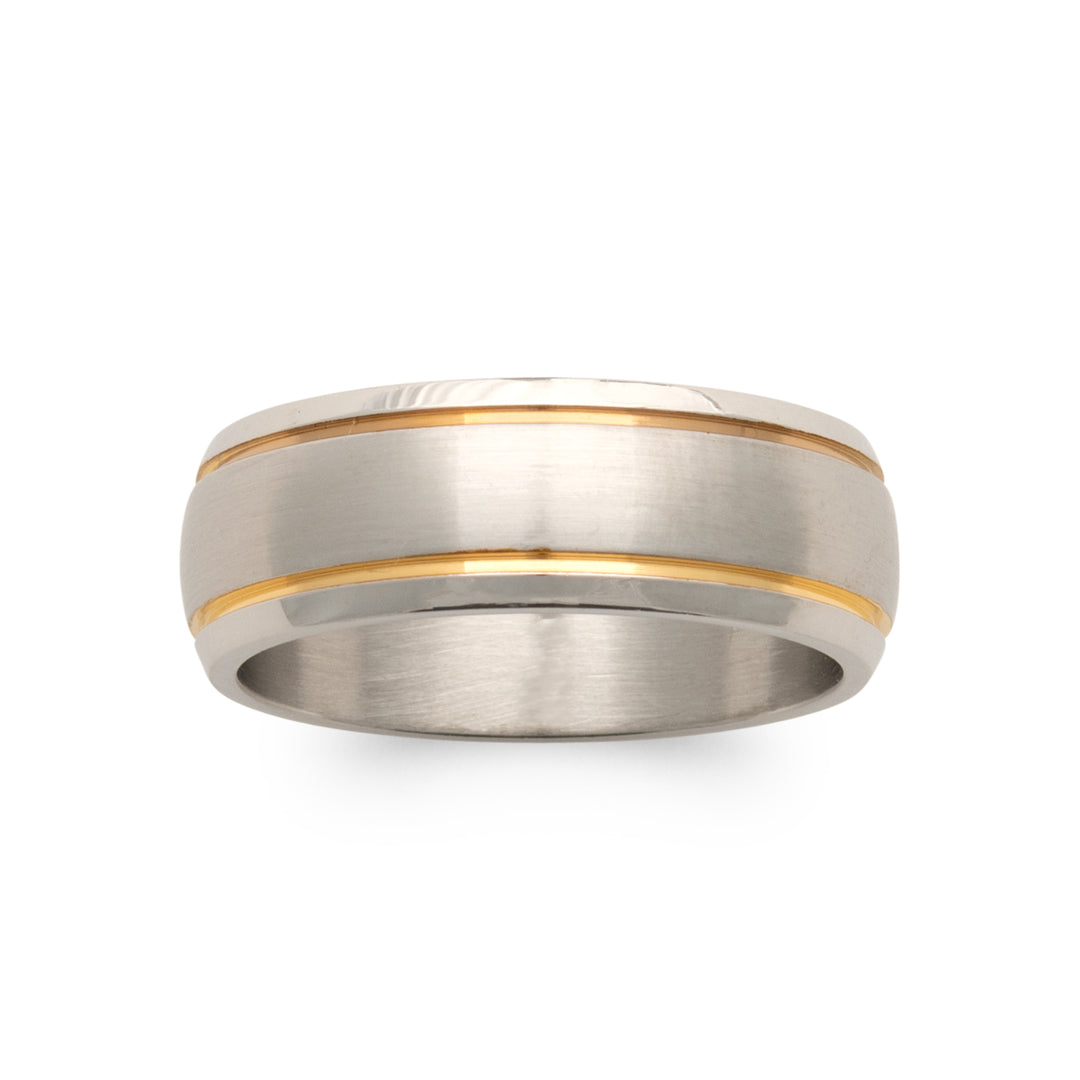 Bague Acier Inoxydable Homme Captive