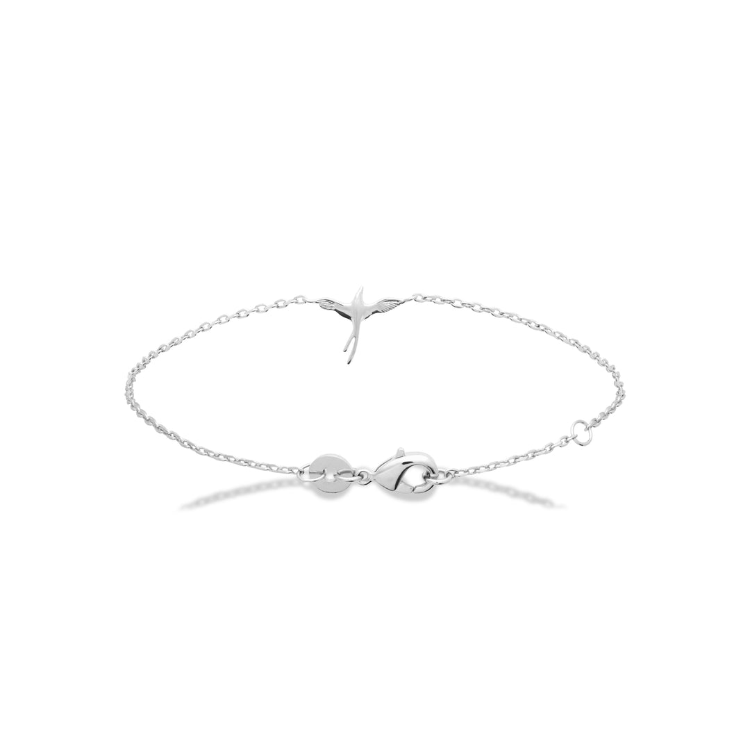 Bracelet Argent 925 motif oiseau Akari