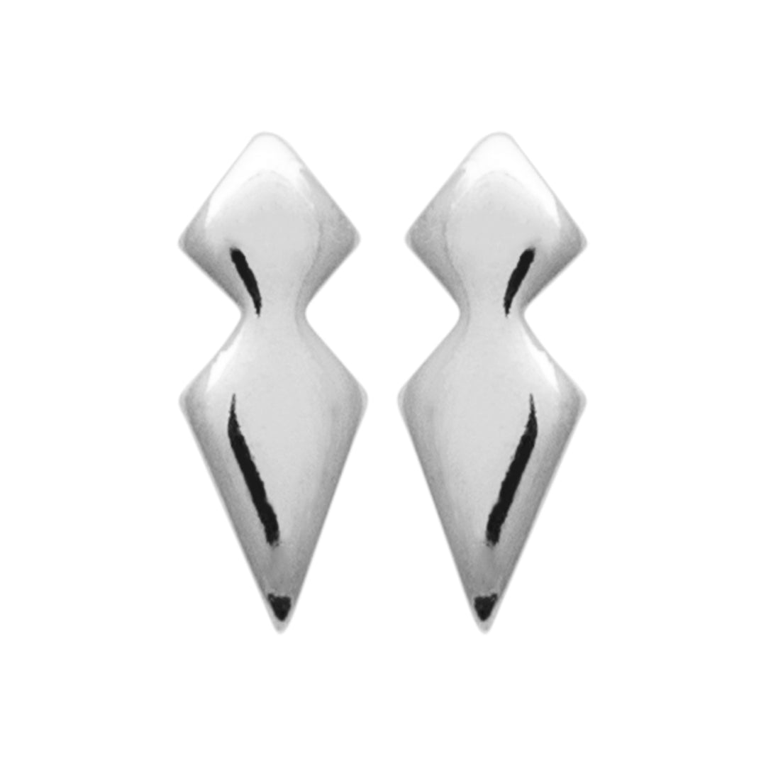 Boucles d'oreilles Argent 925 motifs géométriques Ibina