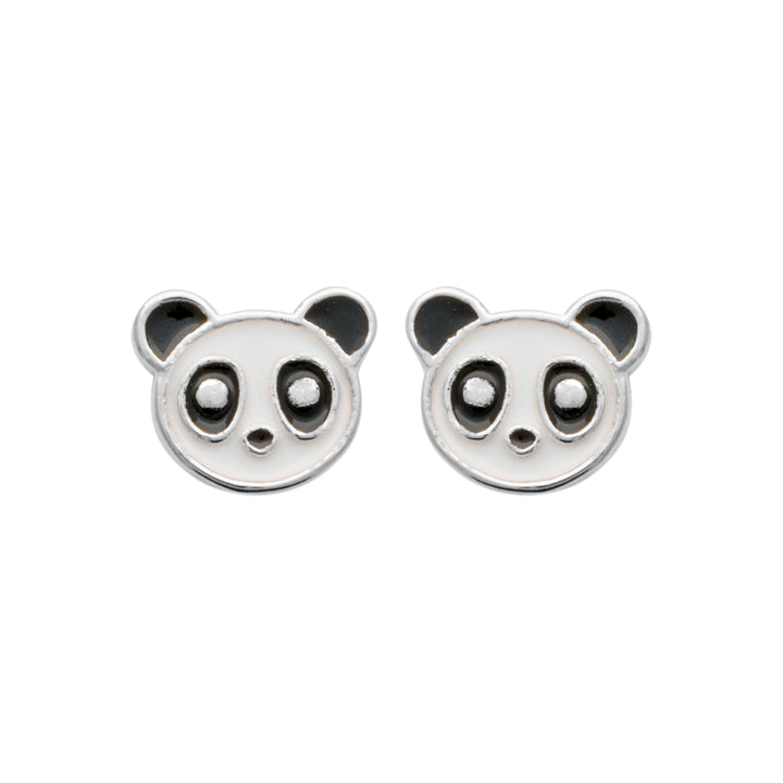 Boucles d'oreilles Argent 925 enfant Panda