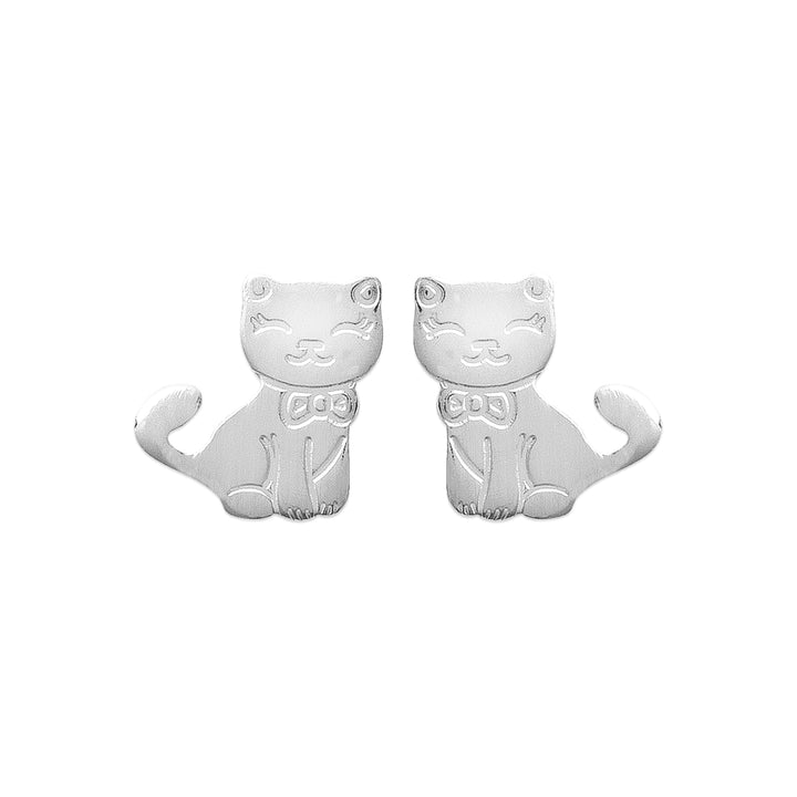 Boucles d'oreilles Argent 925 enfant Chats