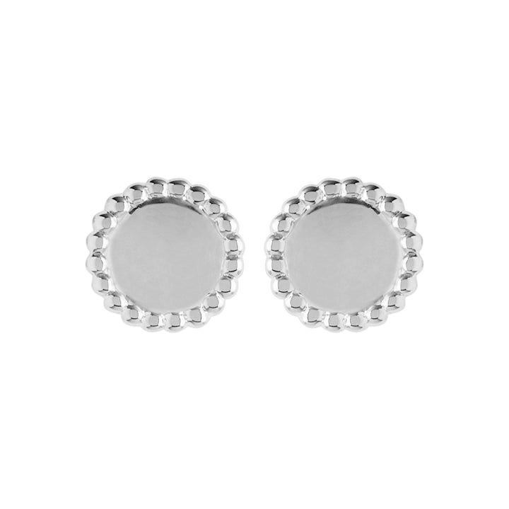 Boucles d'oreilles Argent 925 puces Marguerite