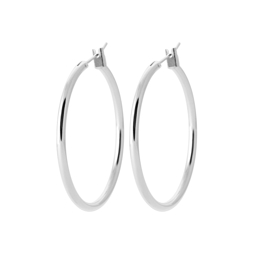 Boucles d'oreilles Argent 925 créoles Ilona