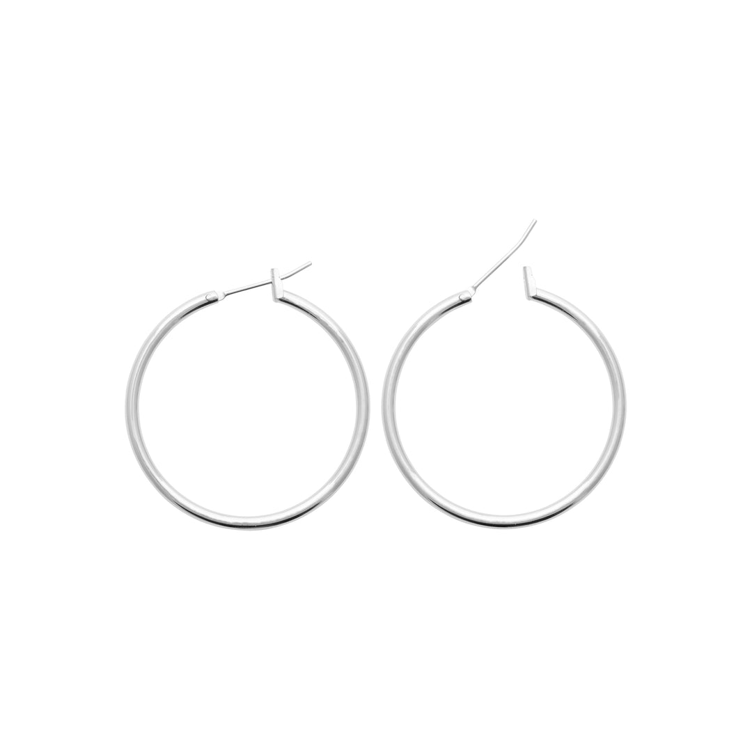 Boucles d'oreilles Argent 925 créoles Ilona