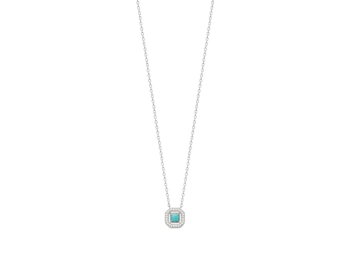 Collier Argent 925, Oz & Amazonite Colette